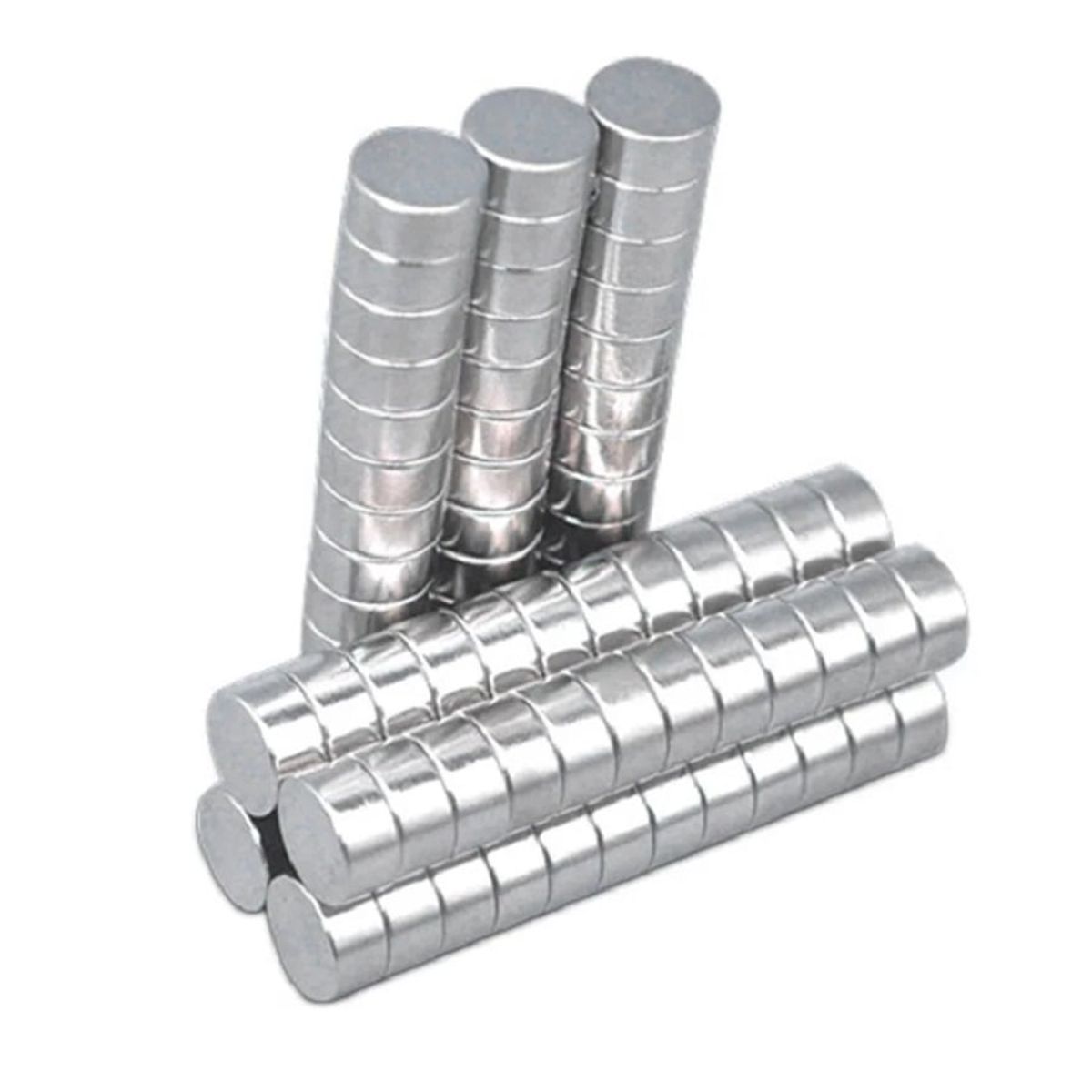 GENERICO - Iman De Neodimio Modelo Disco 10mmx5mm Pack 10 unds