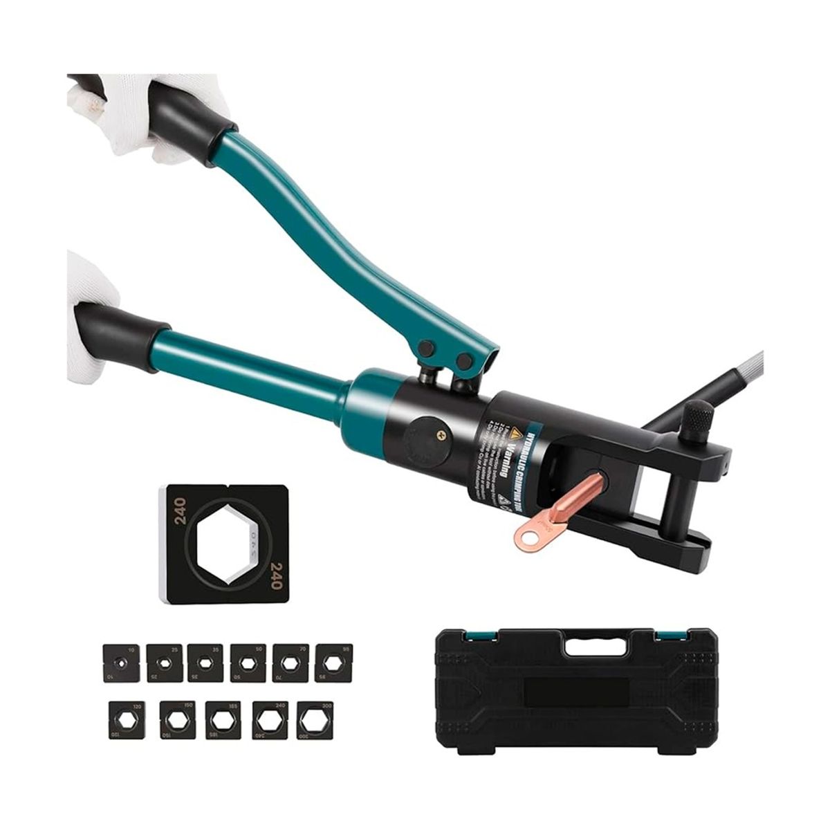 GENERICO - Prensa Terminal Hidraulico 10 A 300Mm2 - ZUPPER