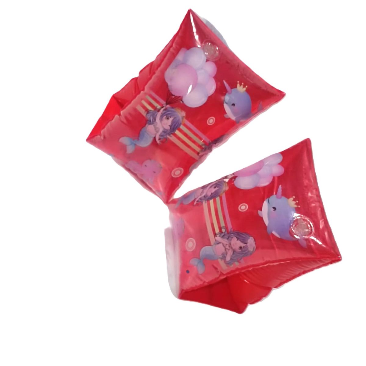 GENERICO - Flotadores para Brazo Inflables Sirena Rojo