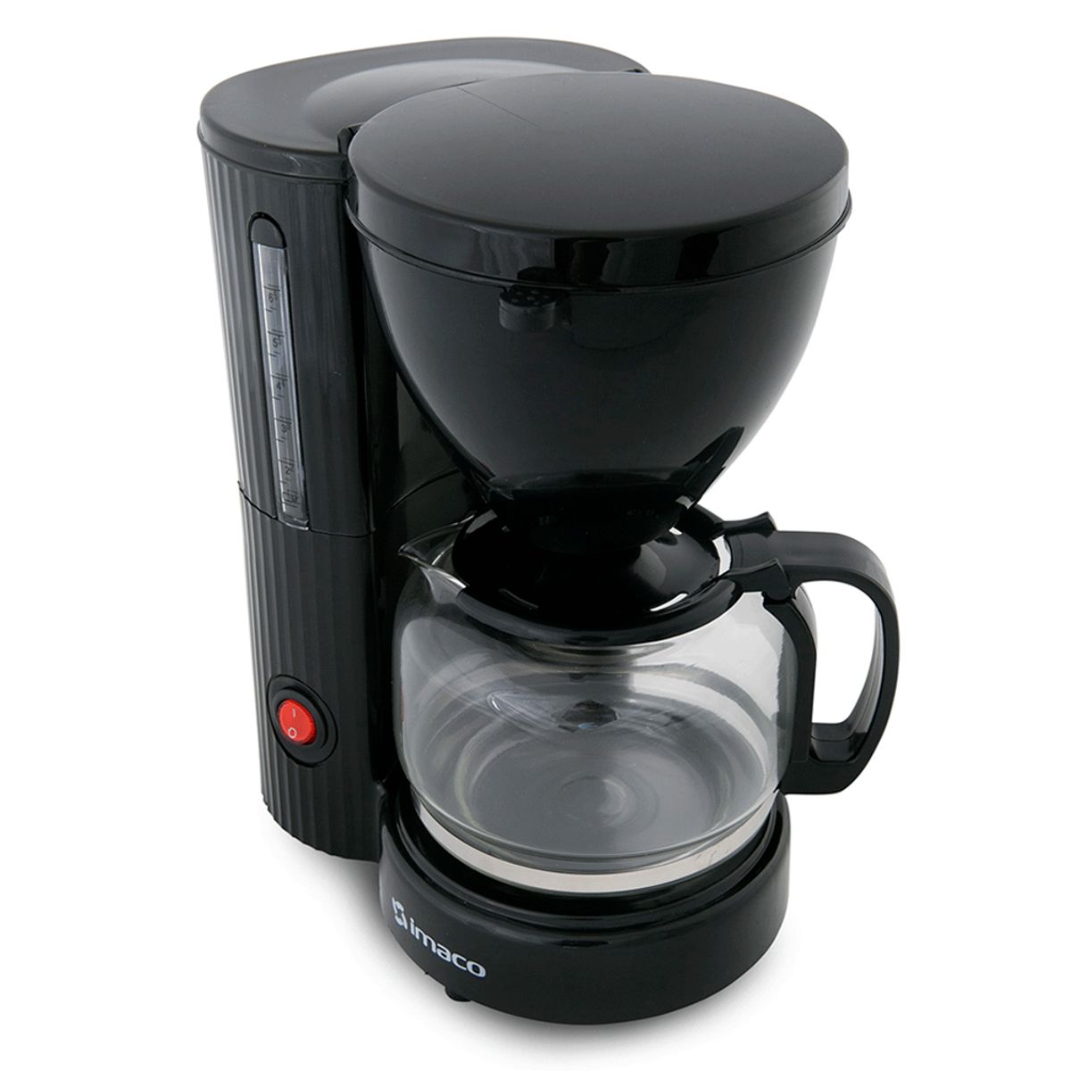 IMACO - Cafetera eléctrica icm608n 6 a 8 tazas negro