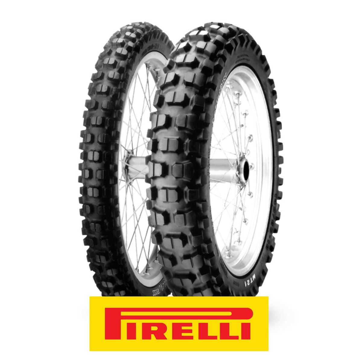 PIRELLI - PAR DE LLANTAS PIRELLI MT21 - 90-90-21 y 120-80-18