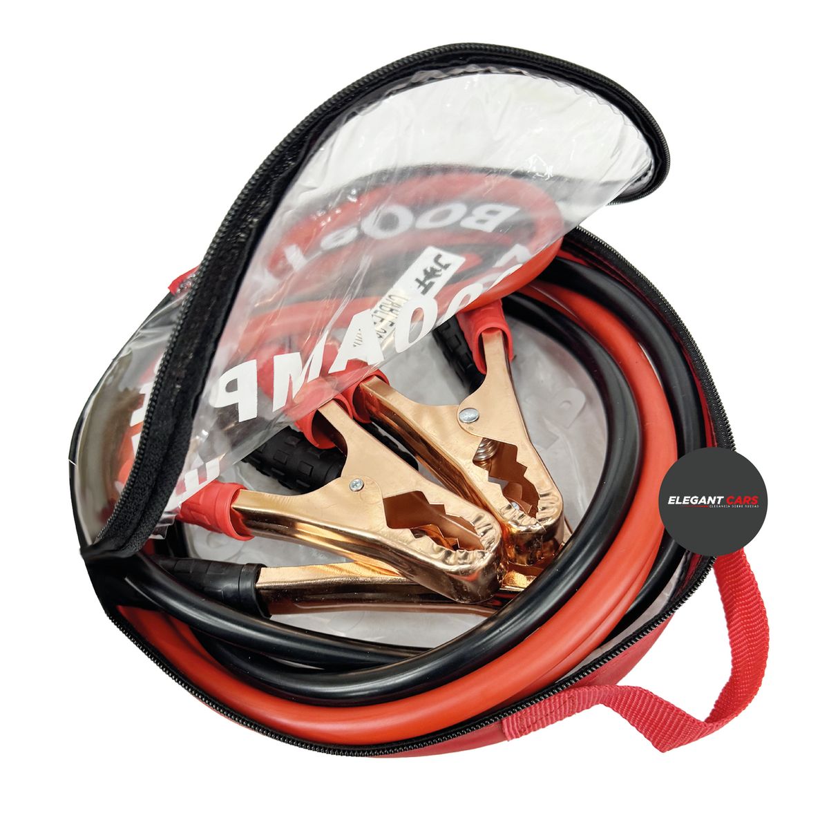 JEF - Cables De Bateria 2000A  Pasacorriente de Arranque Cocodrilo