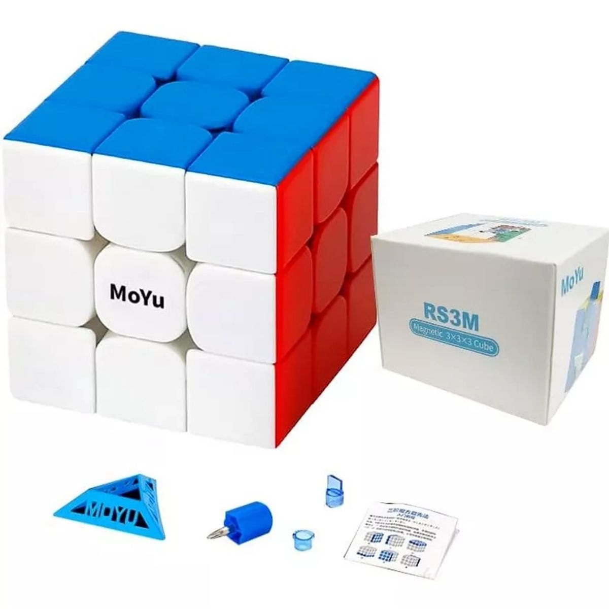 MOYU - Cubo Mágico Moyu 3x3 Magnético Meilong Cubo Rs3m