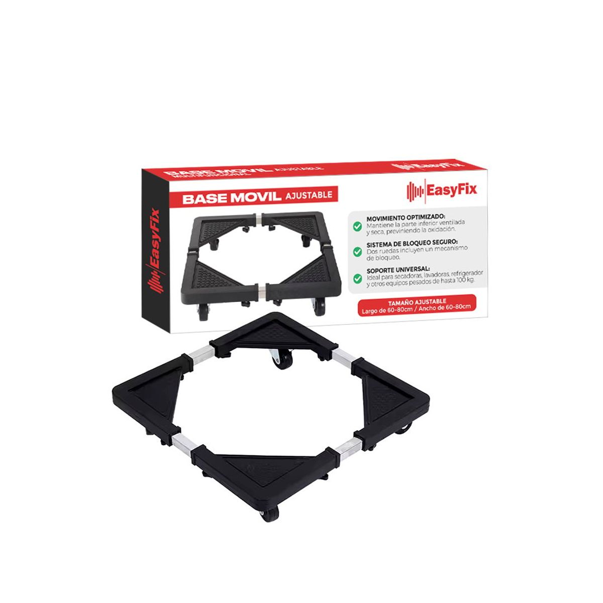 EASYFIX - Base Móvil Ajustable Multifuncional