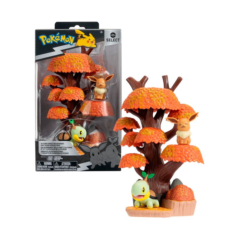 POKEMON - Pokemon Jazwares Select Ambiente De Bosque Otoñal