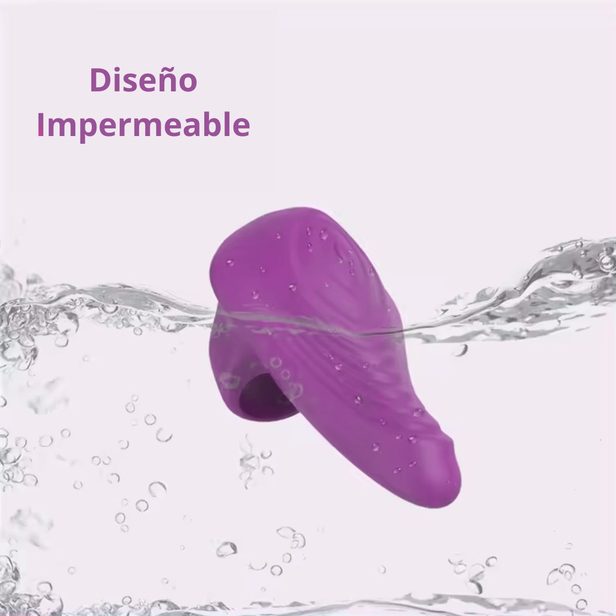 GENERICO - Vibrador de dedo para estimulacion-Morado