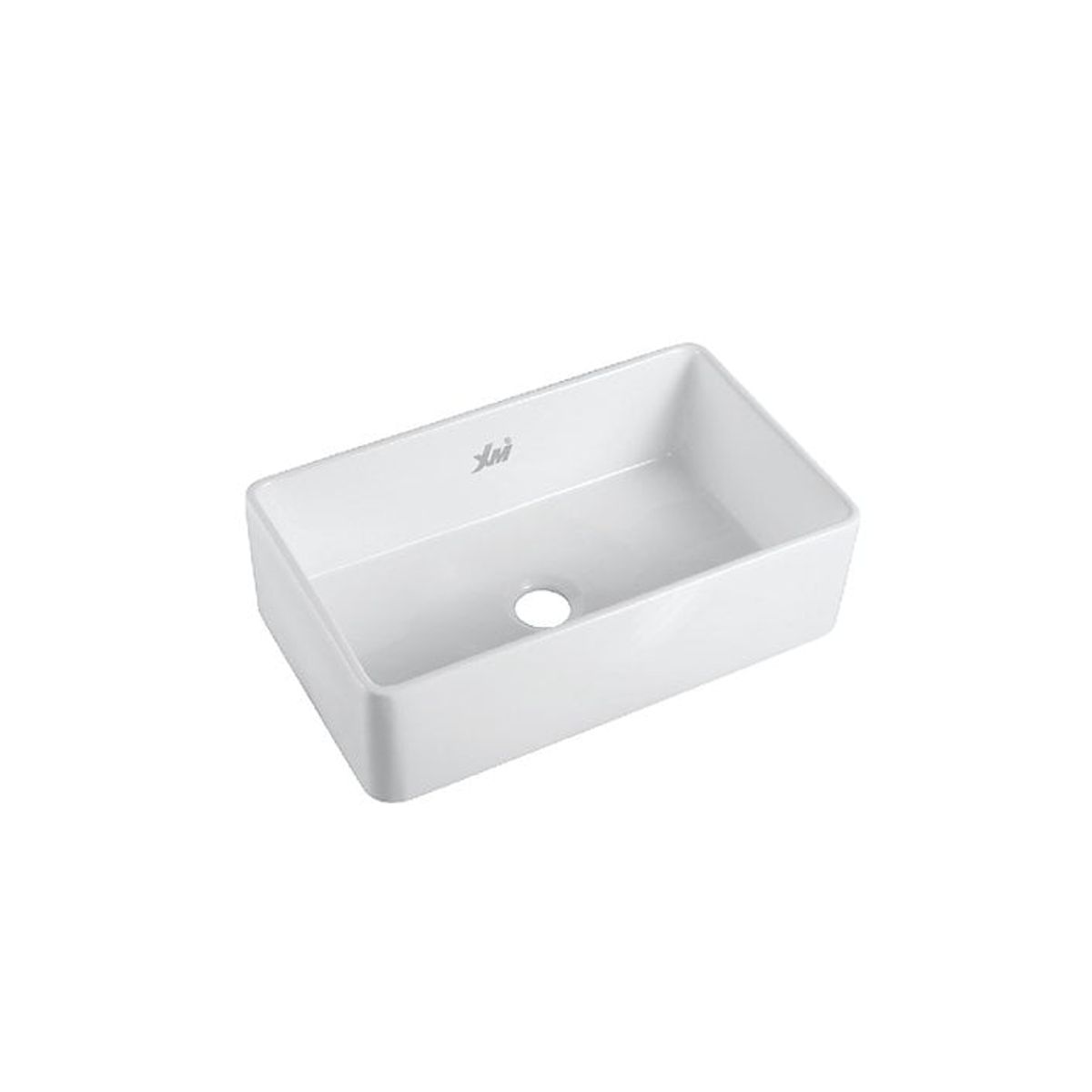 XM - Bowl Lavabo Ovalin de Loza Blanco