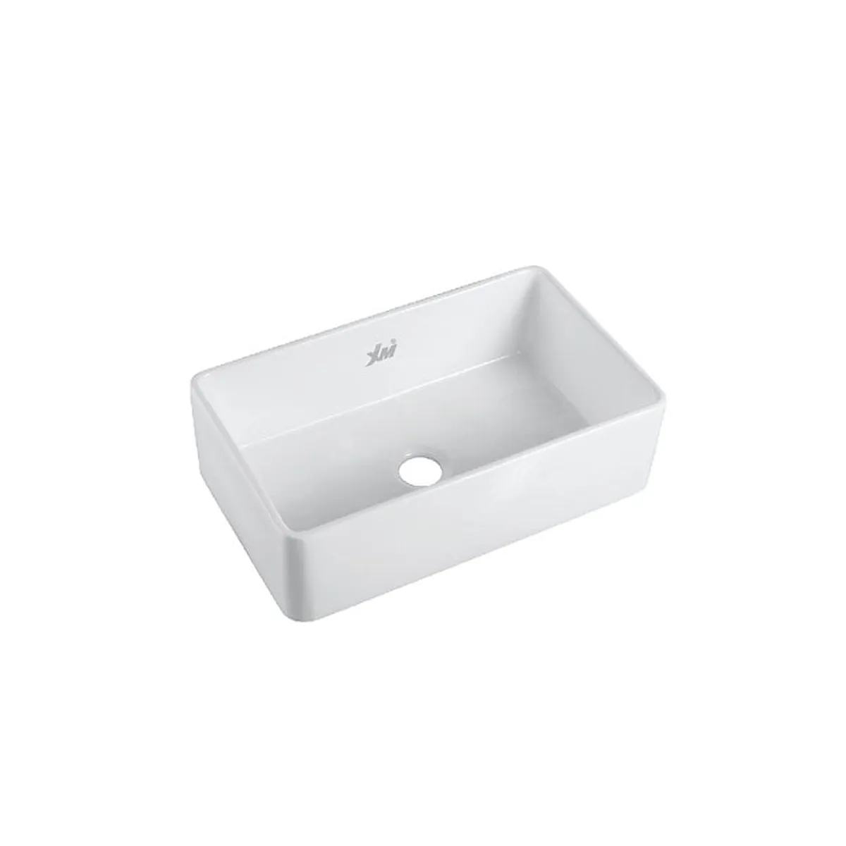 XM - Bowl Lavabo Ovalin de Loza Blanco