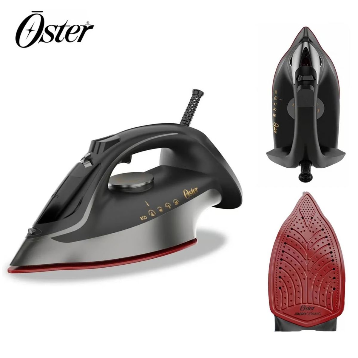 OSTER - PLANCHA DE VAPOR OSTER® CON TECNOLOGÍA AEROCERAMICA GCSTAC6901