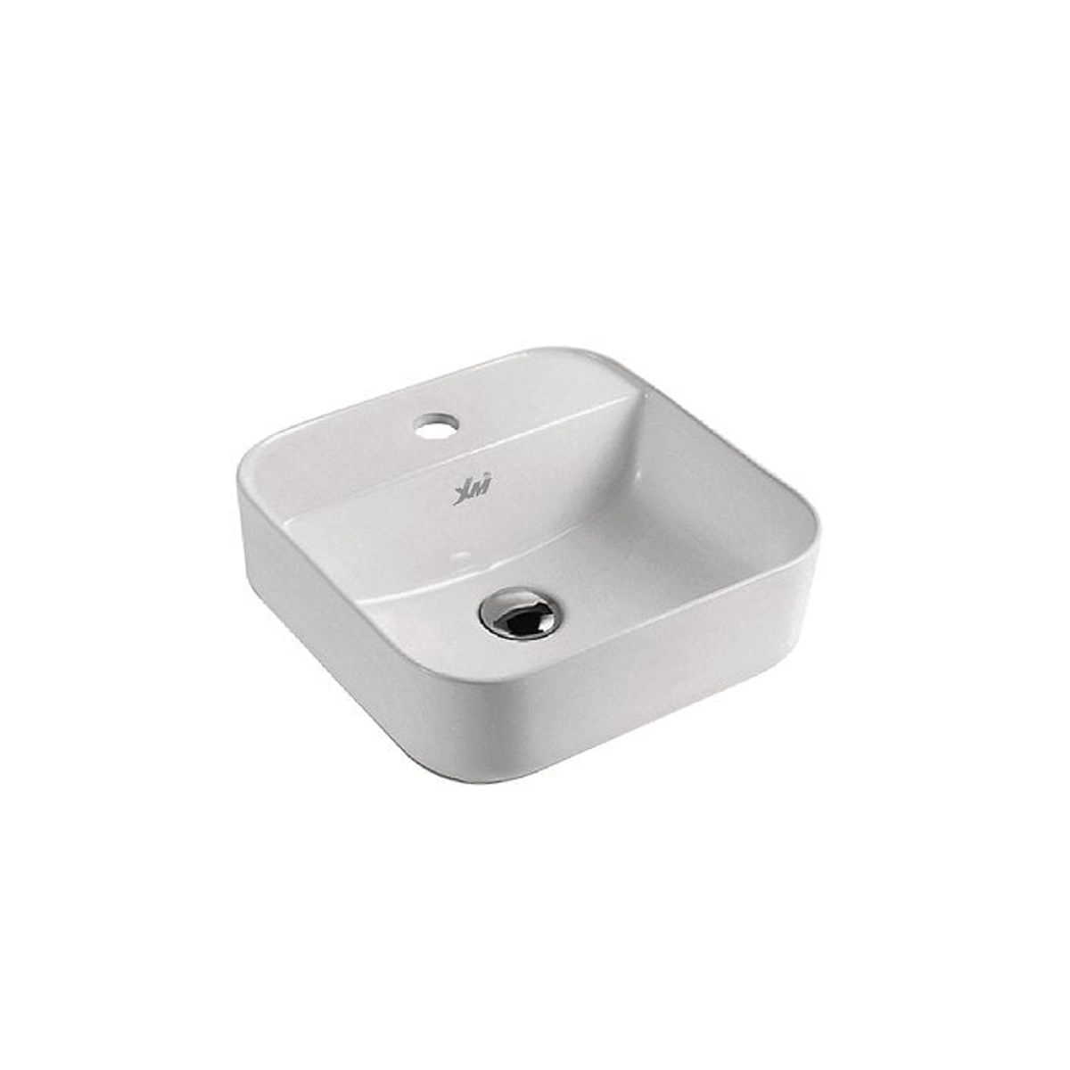 XM - Bowl Lavabo Ovalin de Loza Blanco