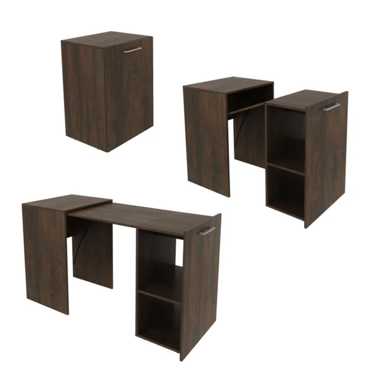 GENERICO - Escritorio Plegable Kinomi Marrón R&R MUEBLES