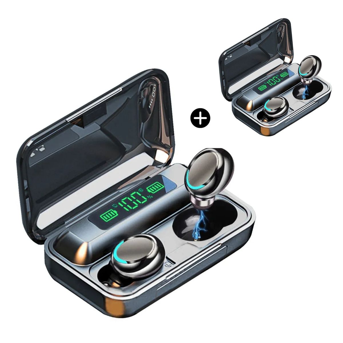 OEM - Pack x2 Audífonos Inalámbricos Bluetooth F9