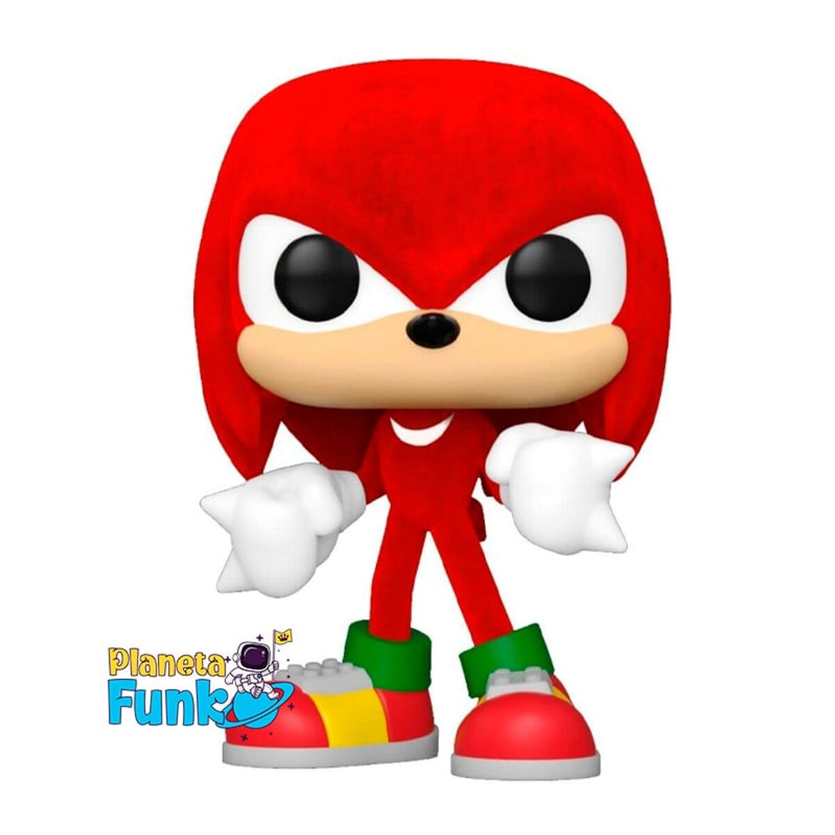 FUNKO - SONIC KNUCKLES FLOCKED FUNKO POP EXCLUSIVO