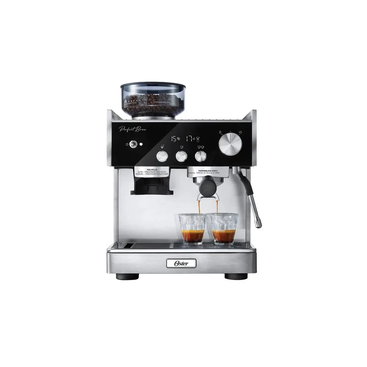 OSTER - Cafetera para Espresso Perfect Brew BVSTEM7400