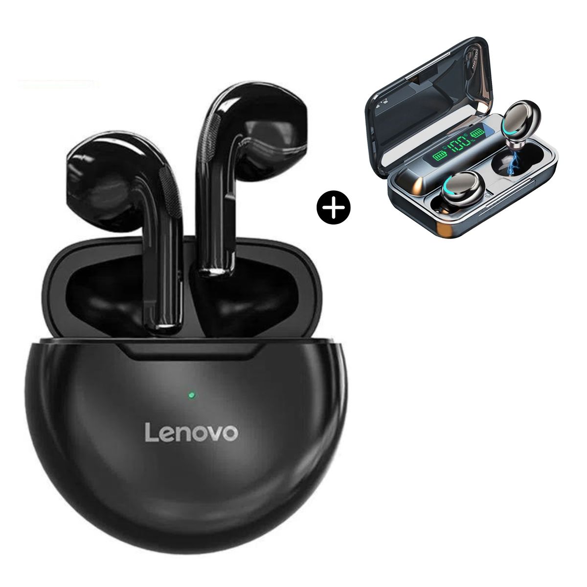 LENOVO - Audífonos Bluetooth Lenovo HT38 + Audífonos inalámbricos F9 de regalo
