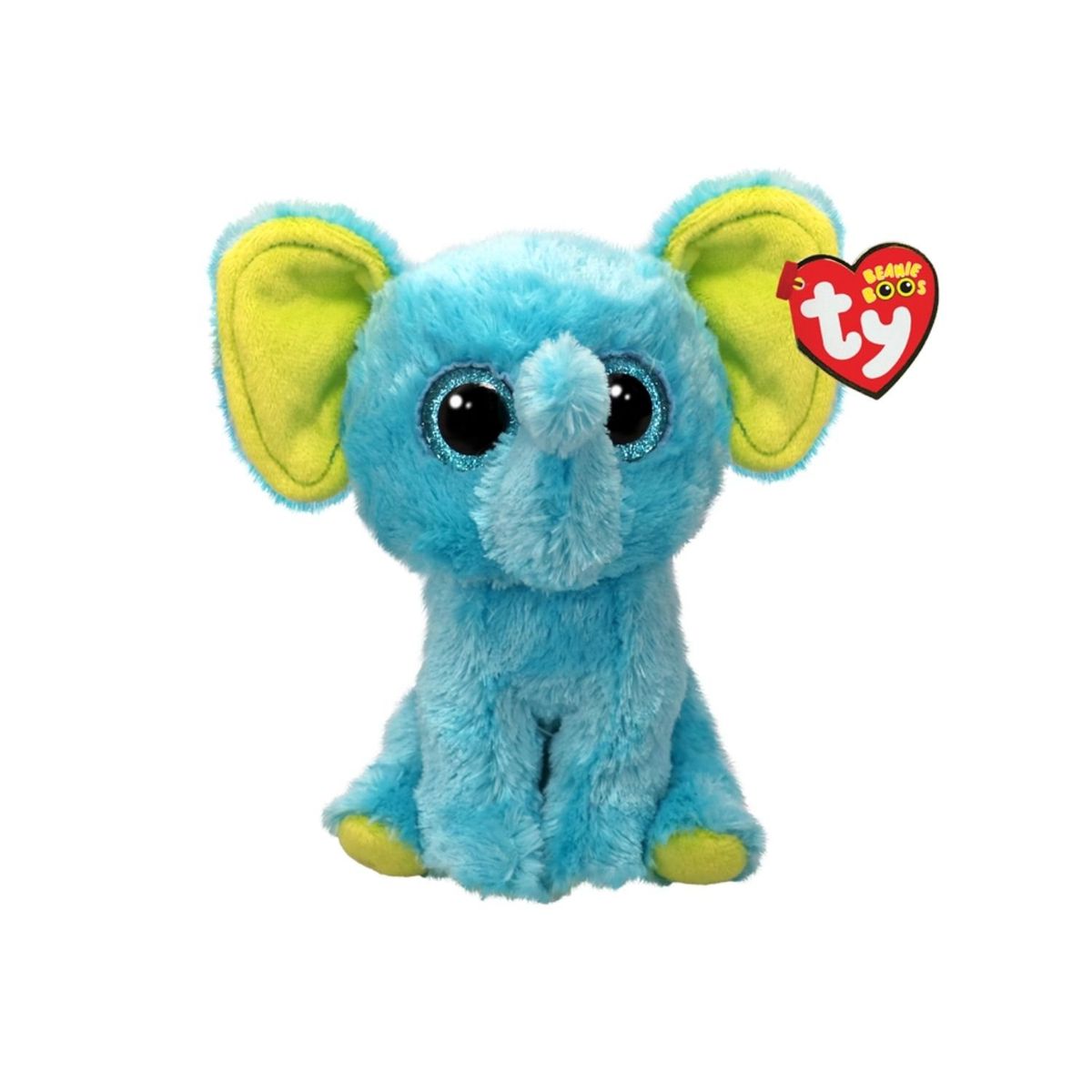 TY - PELUCHE TY BEANIE BOOS TRUNKLES ELEFANTE AZUL REGULAR 37359