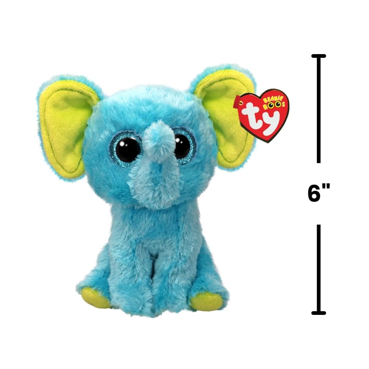 TY - PELUCHE TY BEANIE BOOS TRUNKLES ELEFANTE AZUL REGULAR 37359