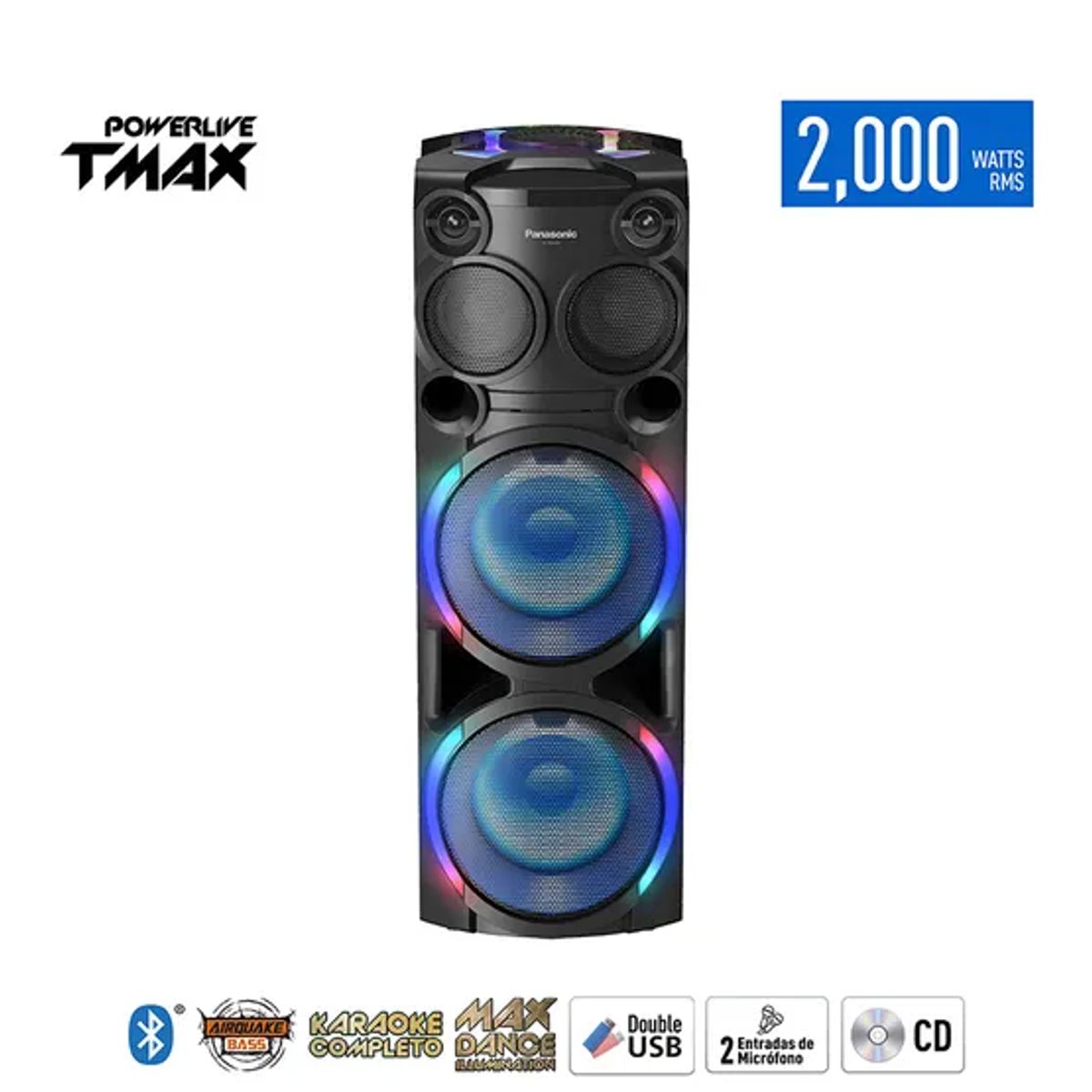 PANASONIC - Minicomponente Panasonic SC-TMAX50PUK 1800W