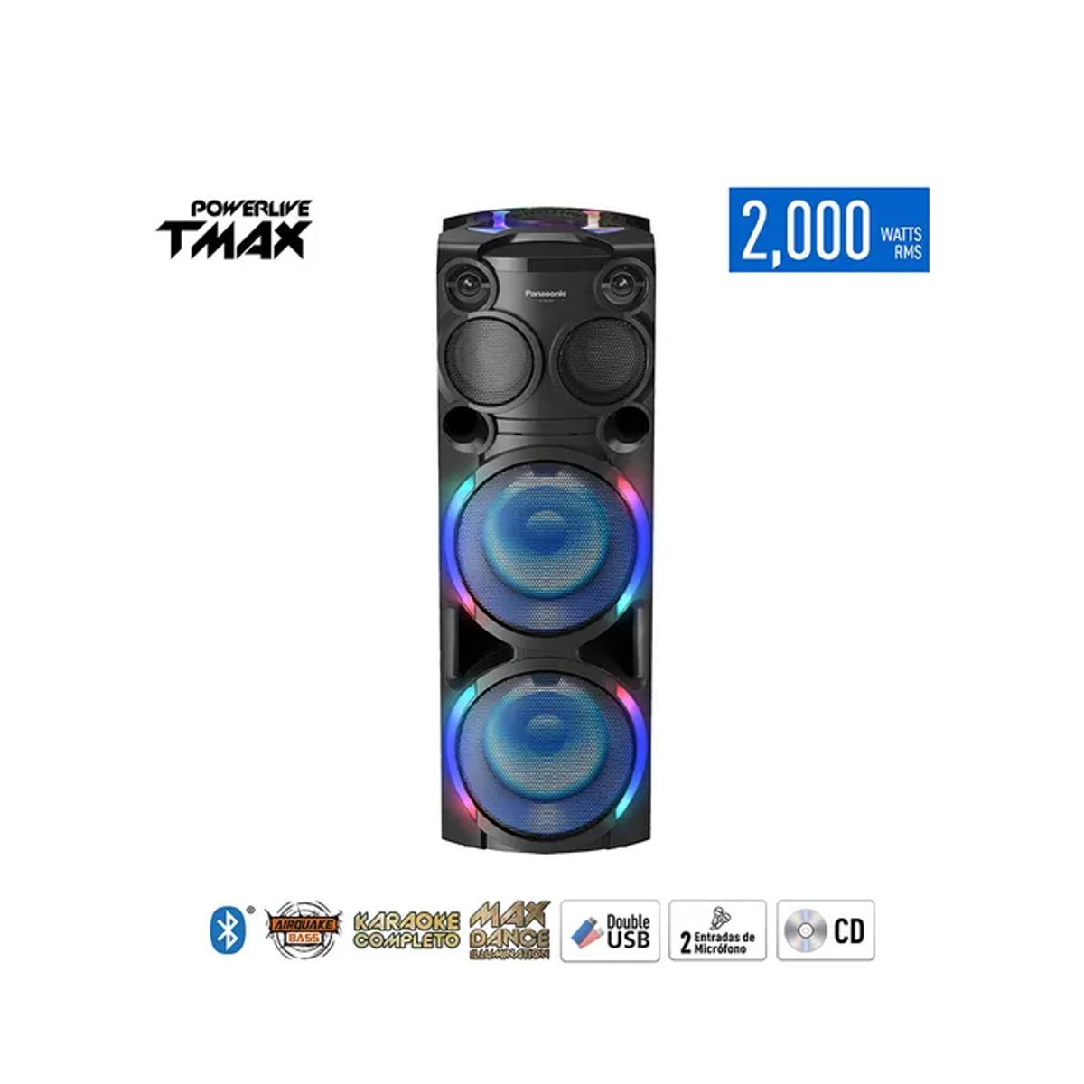 PANASONIC - Minicomponente Panasonic SC-TMAX50PUK 1800W