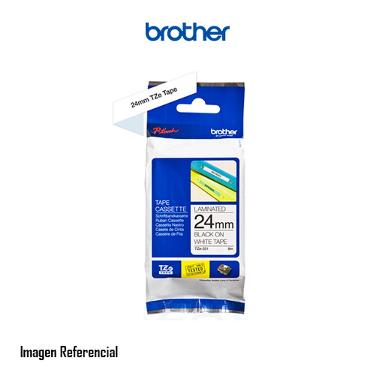 BROTHER - CINTA BROTHER NEGRO SOBRE BLANCO 1 PNTZE-251