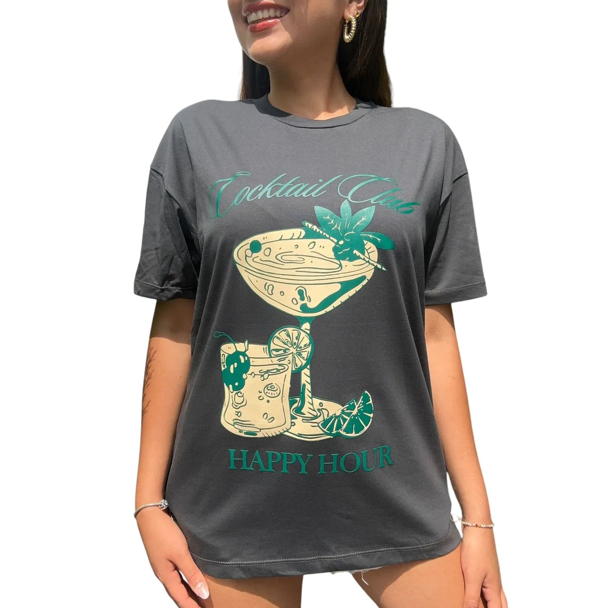 ENGELL - Polo Oversize Cocktail Gris