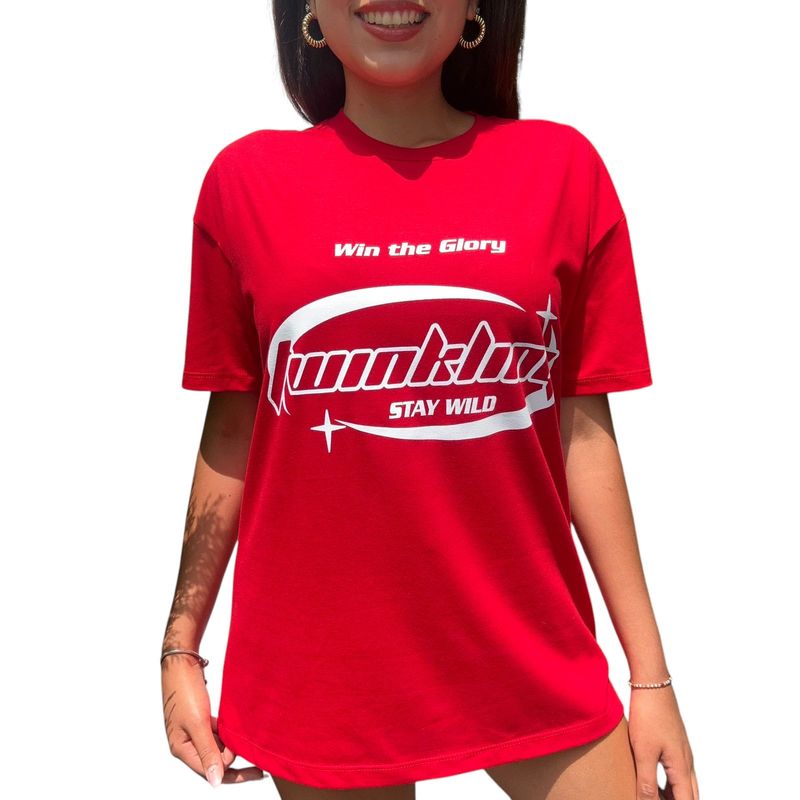 ENGELL - Polo Oversize The glory Rojo