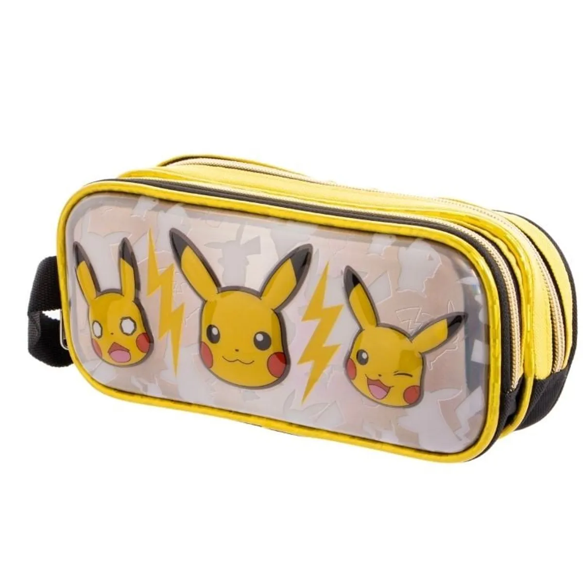 POKEMON - CARTUCHERA INFANTIL DOBLE 3D METALICO POKEMON  (PIKACHU)