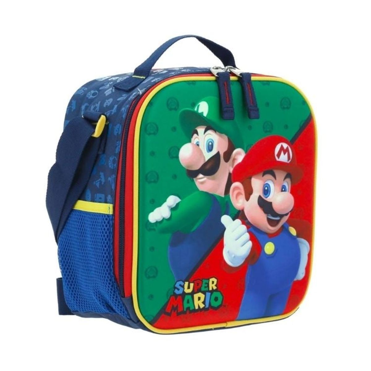 NINTENDO - LONCHERA AZUL MARIO BROS BROS Y LUIGI