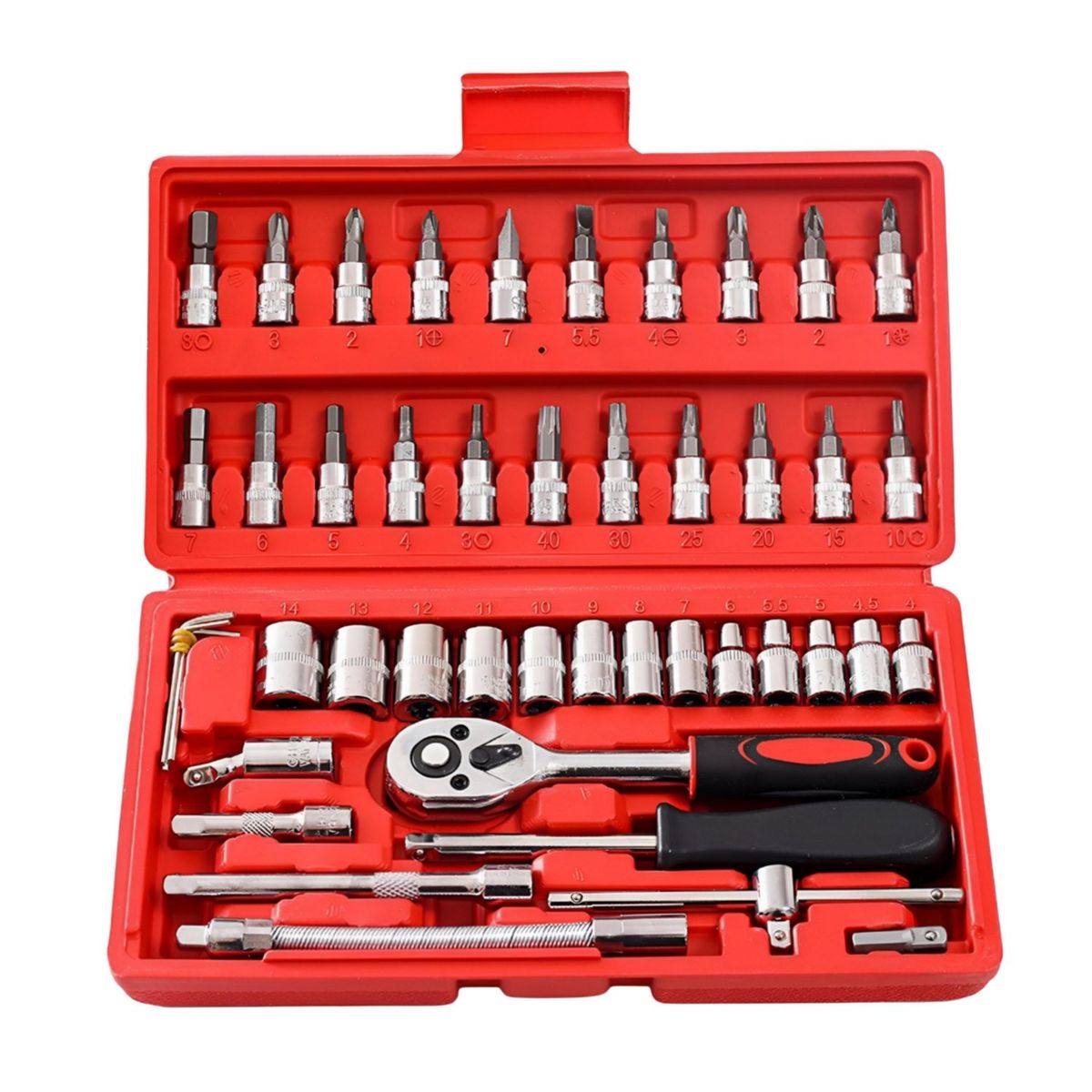 LOWEPRO - Kit de herramientas de reparación de automoviles 46 piezas