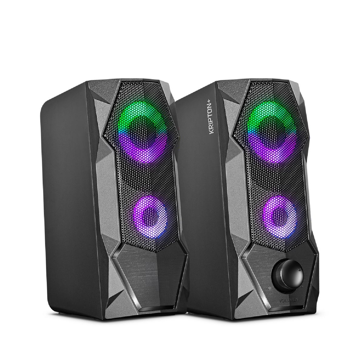 MICRONICS - Parlante Micronics Kripton + MIC S324U 2.0 RGB USB 2.5"