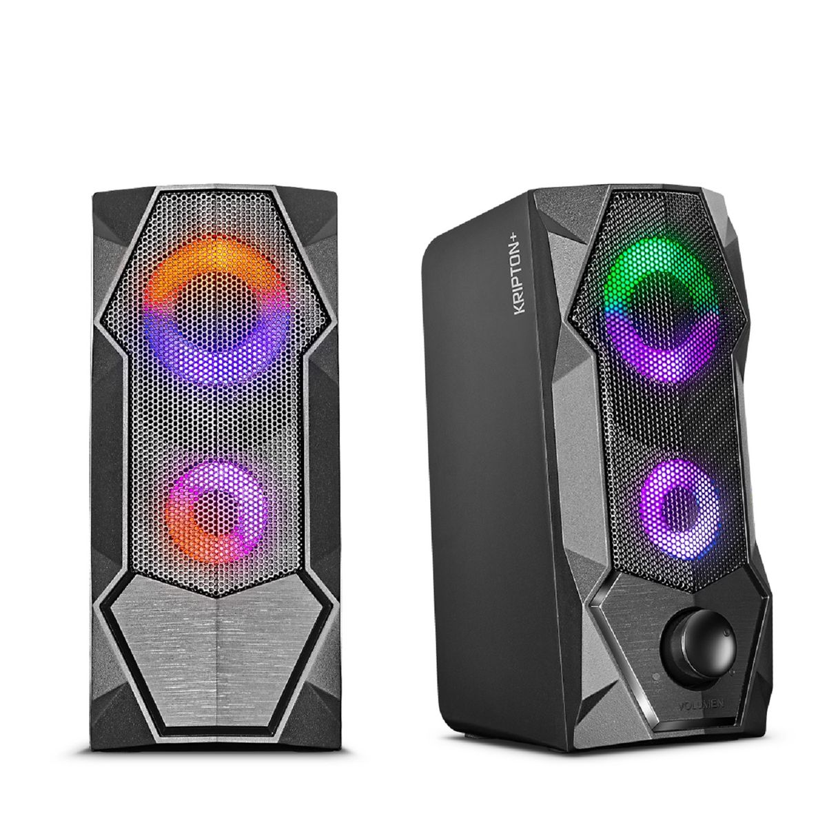 MICRONICS - Parlante Micronics Kripton + MIC S324U 2.0 RGB USB 2.5"