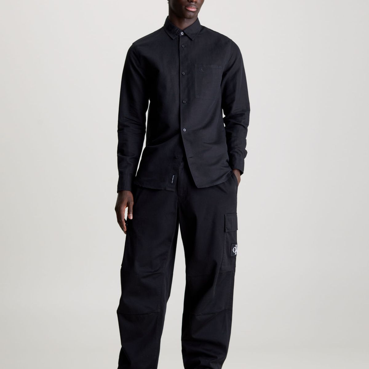 CALVIN KLEIN - CAMISA LINEN SHIRT CK