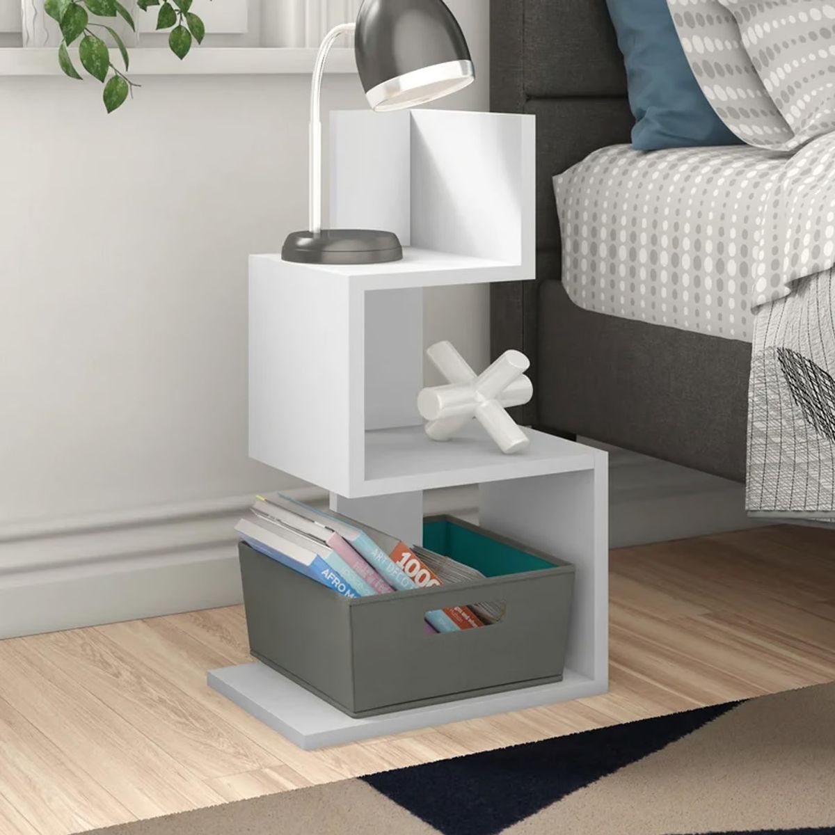 VENTITAS HOME - Velador Mesa Auxiliar Donella Ventitas Home Blanco