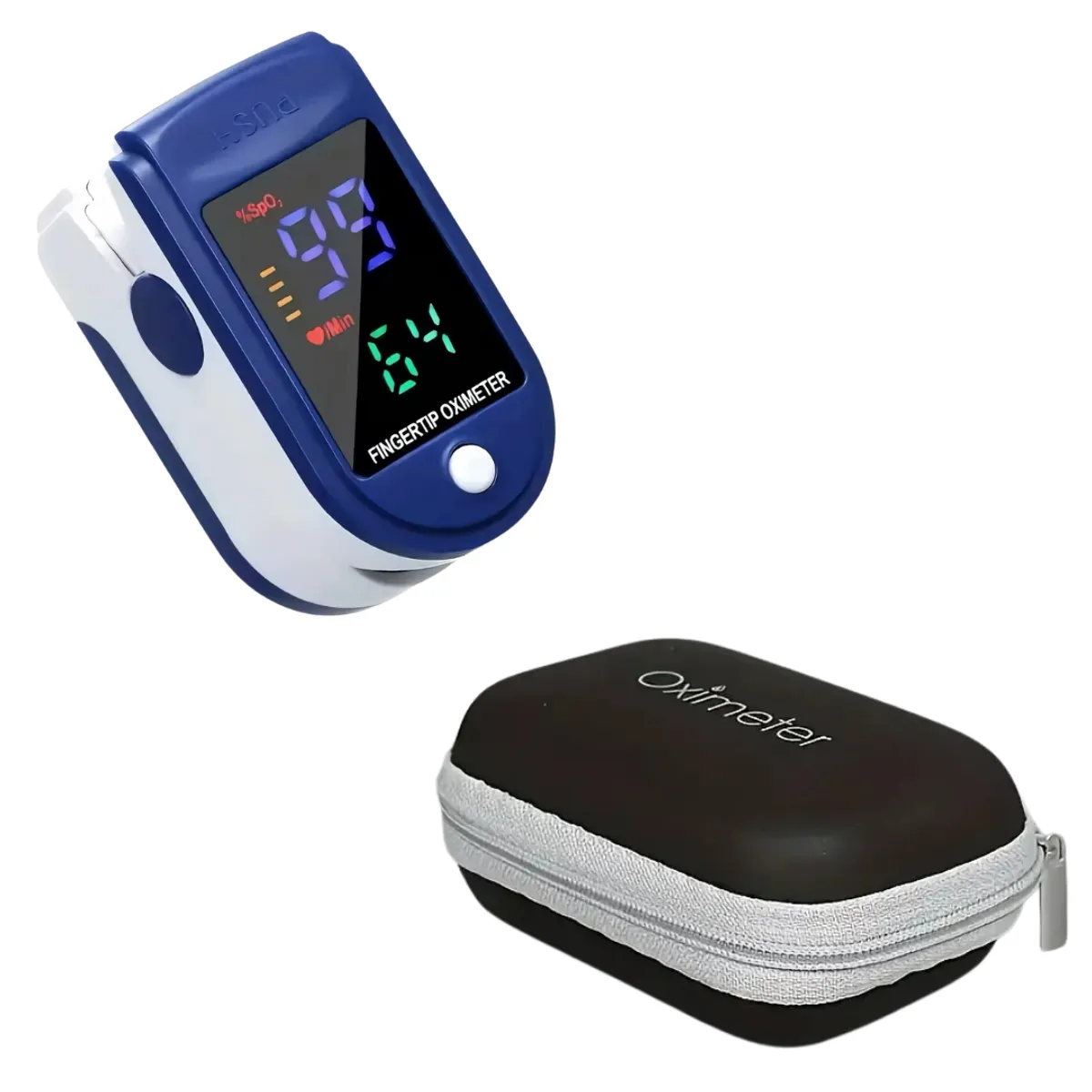 PULSE - Oximetro para yema de dedo y estuche