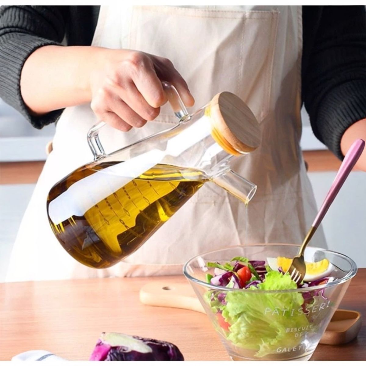 GENERICO - Jarra Aceitero de vidrio 900 ml