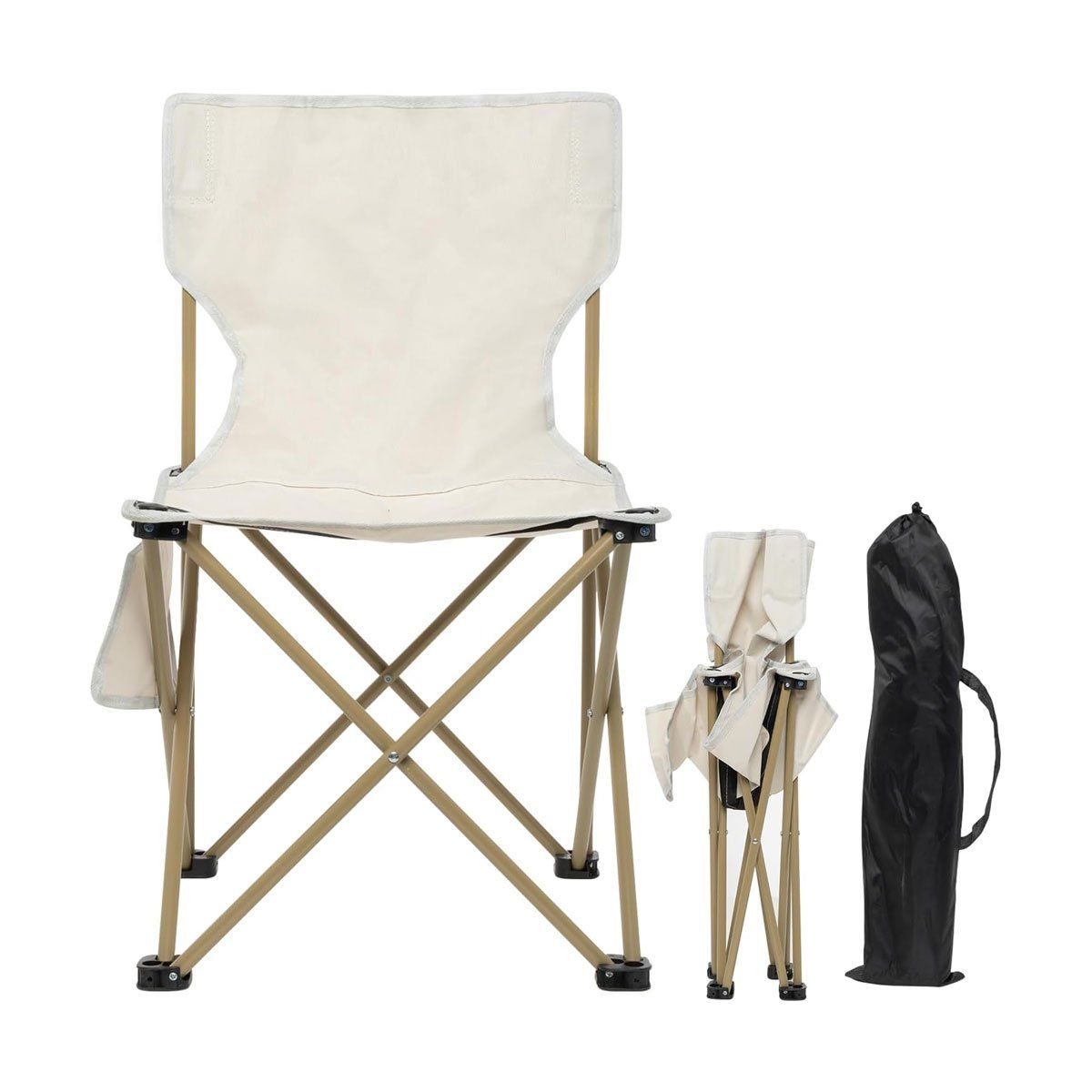 GENERICO - Silla Plegable De Camping Playa Piscina Terraza Blanco