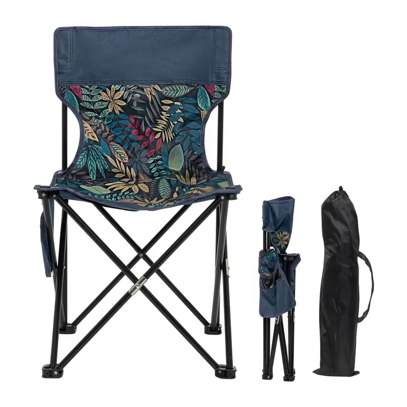 GENERICO - Silla Plegable De Camping Playa Piscina Terraza Azul