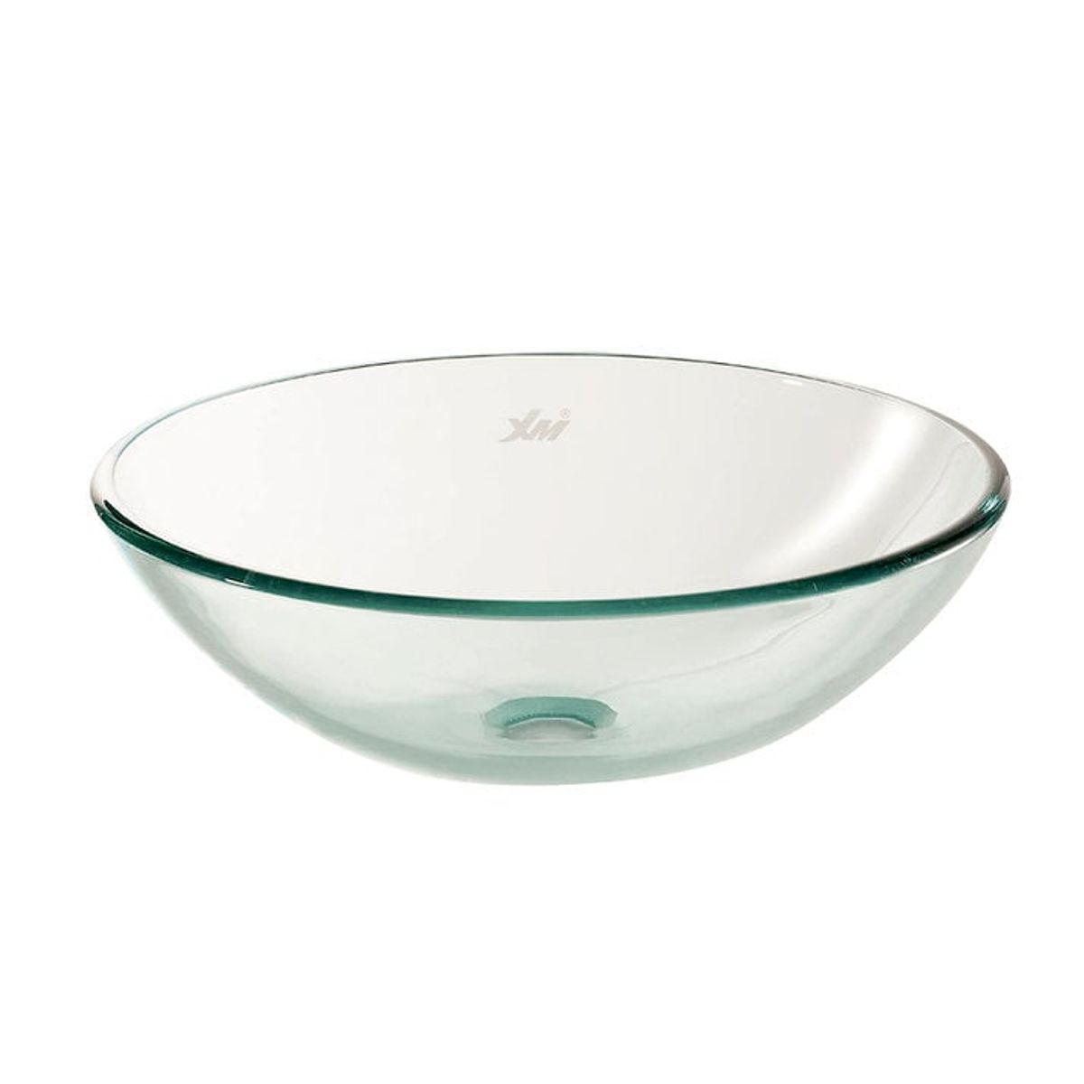 XM - Ovalín Redondo de Vidrio Templado  Transparente