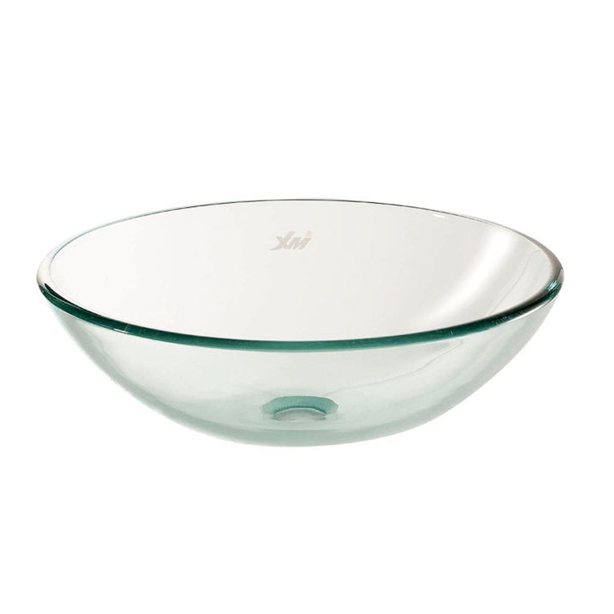 XM - Ovalín Redondo de Vidrio Templado  Transparente