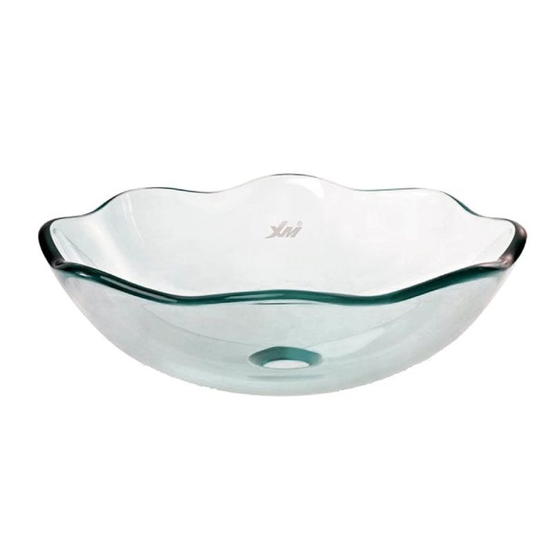 XM - Ovalín Redondo de Vidrio Templado  Transparente