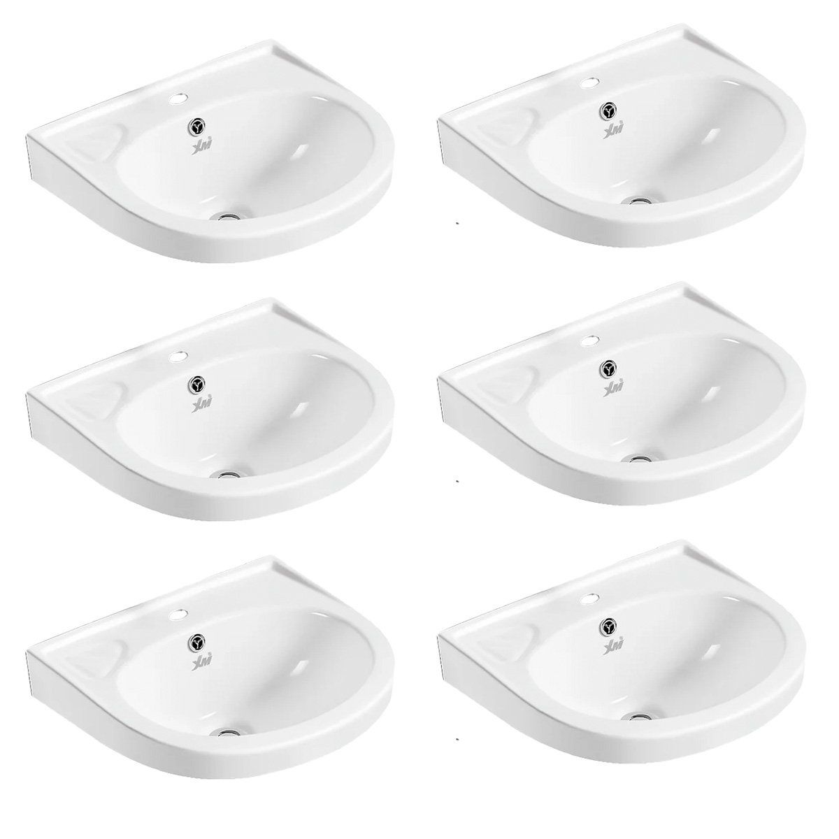 XM - Loza Vitrificada Cuadrado Blanco x 6 Unidades