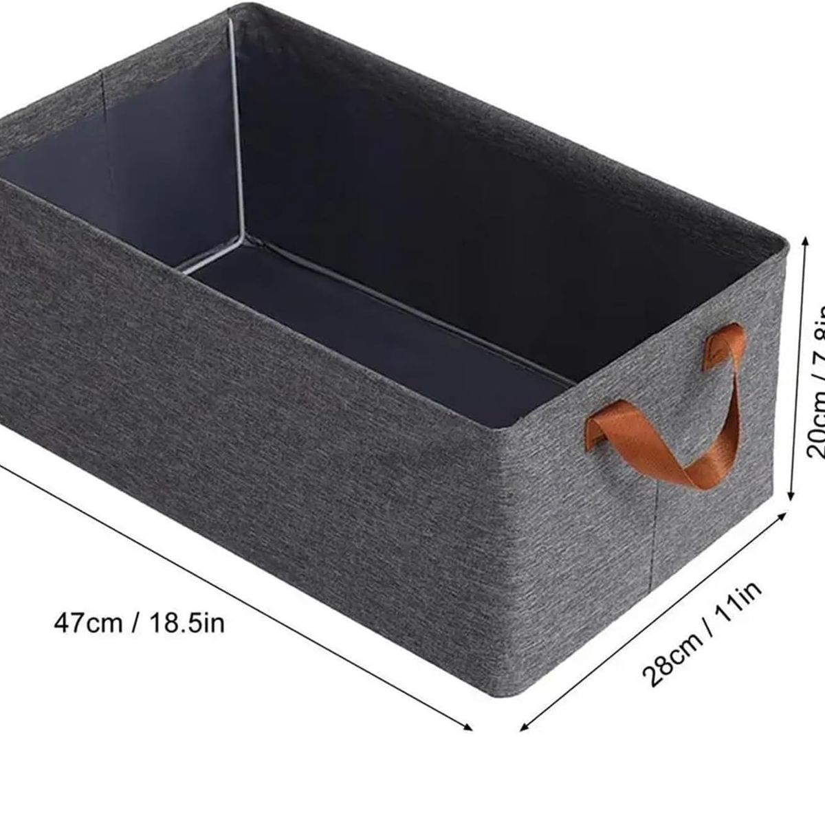 GENERICO - Pack 3 Cestas Organizadora Almacenamiento de Ropa de Gran Capacidad