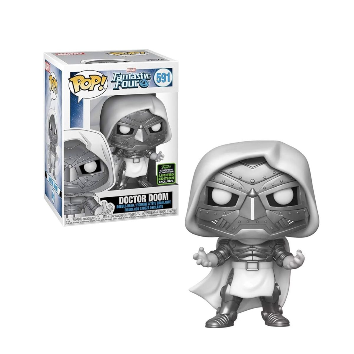 FUNKO - Doctor Doom Funko Pop 591 Cuatro Fantasticos Exclusivo