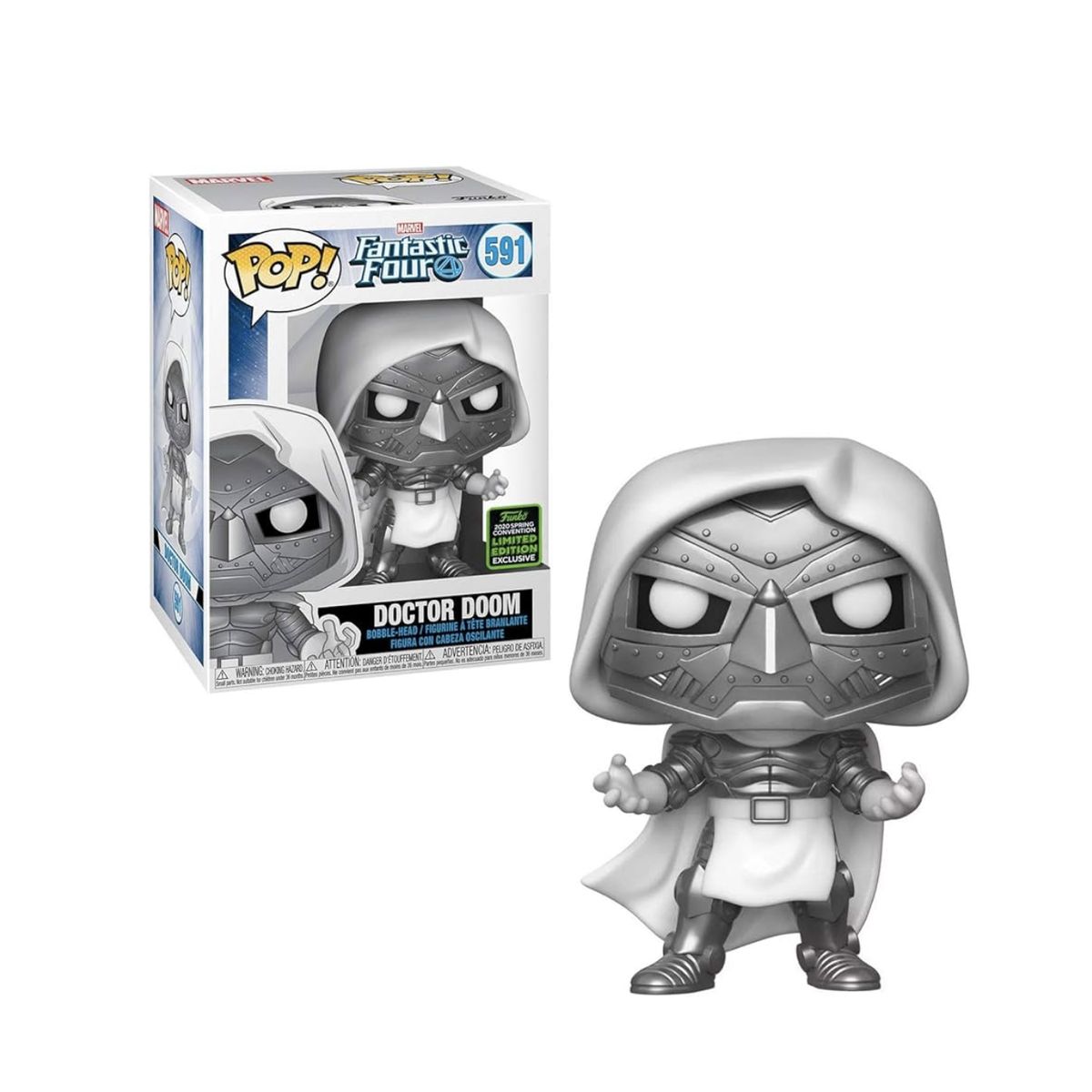 FUNKO - Doctor Doom Funko Pop 591 Cuatro Fantasticos Exclusivo