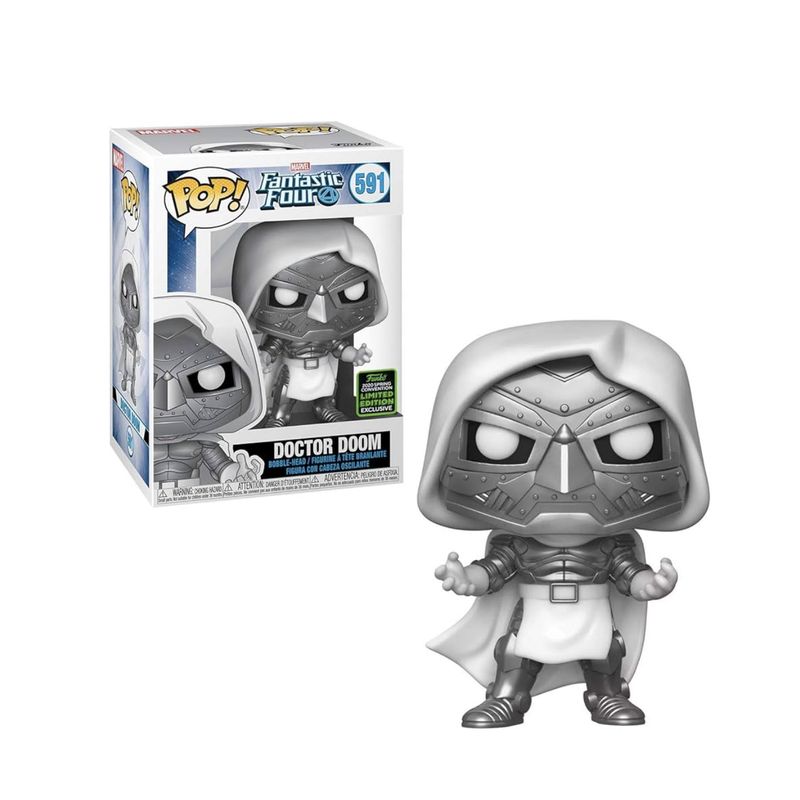 FUNKO - Doctor Doom Funko Pop 591 Cuatro Fantasticos Exclusivo