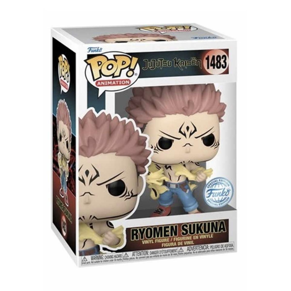 FUNKO - Ryomen Sukuna Funko Pop 1483 Exclusivo Jujutsu Kaisen