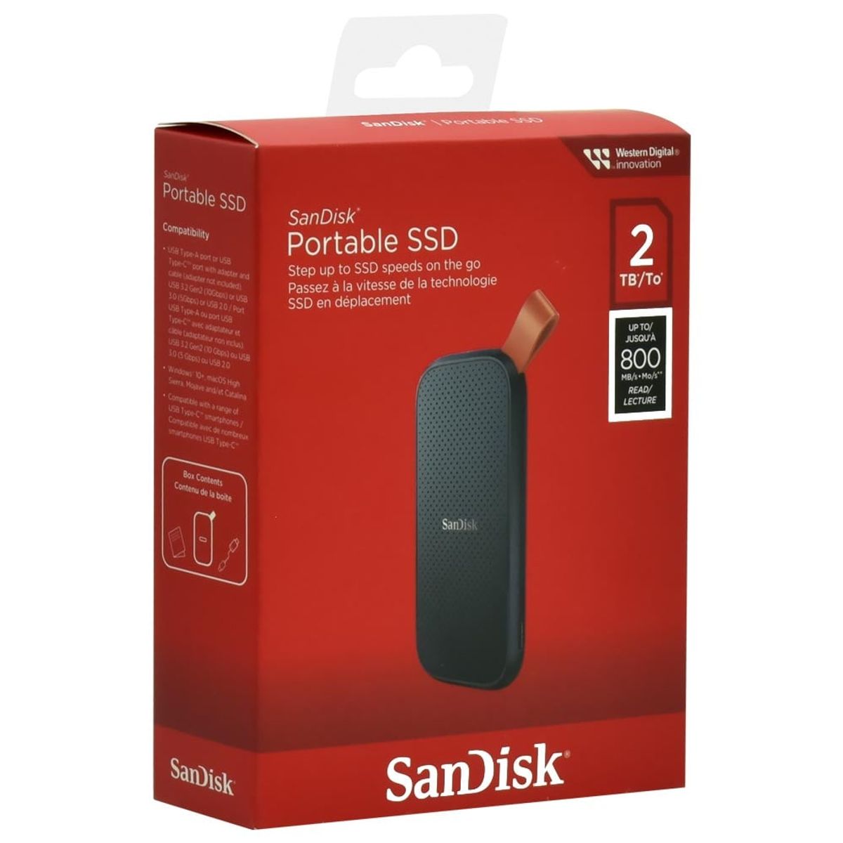 SANDISK - Disco Sólido Externo 2 TB Sandisk USB