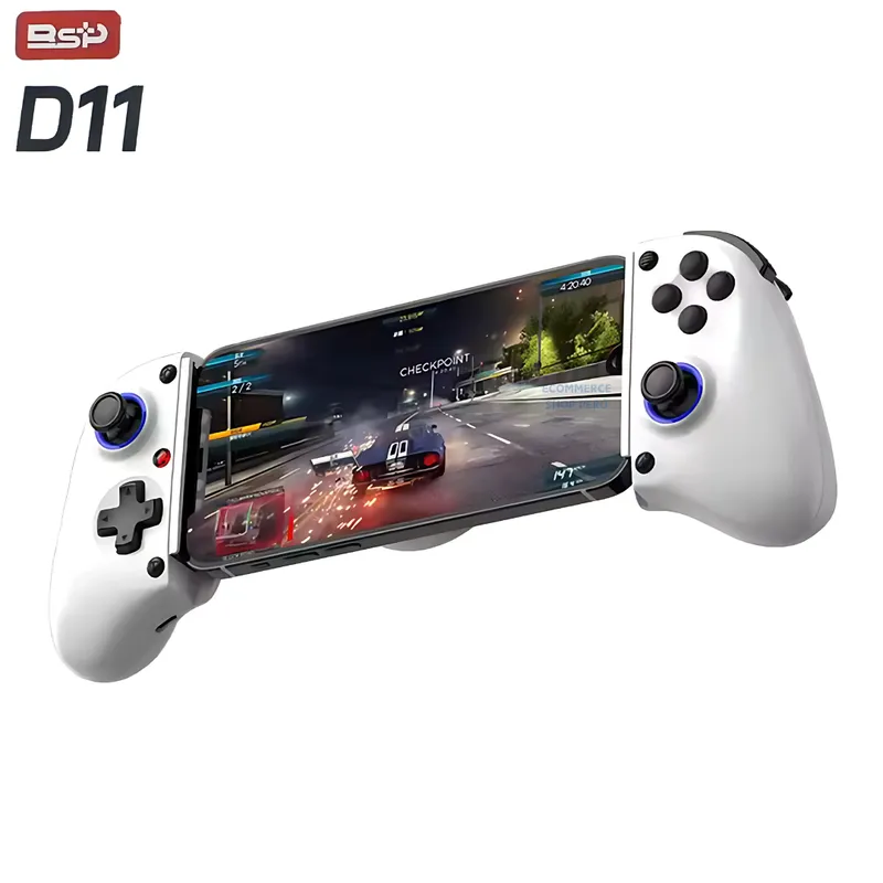 GENERICO - Gamepad BSP D11 Mando Celular Android iOs Multiplataforma Blanco