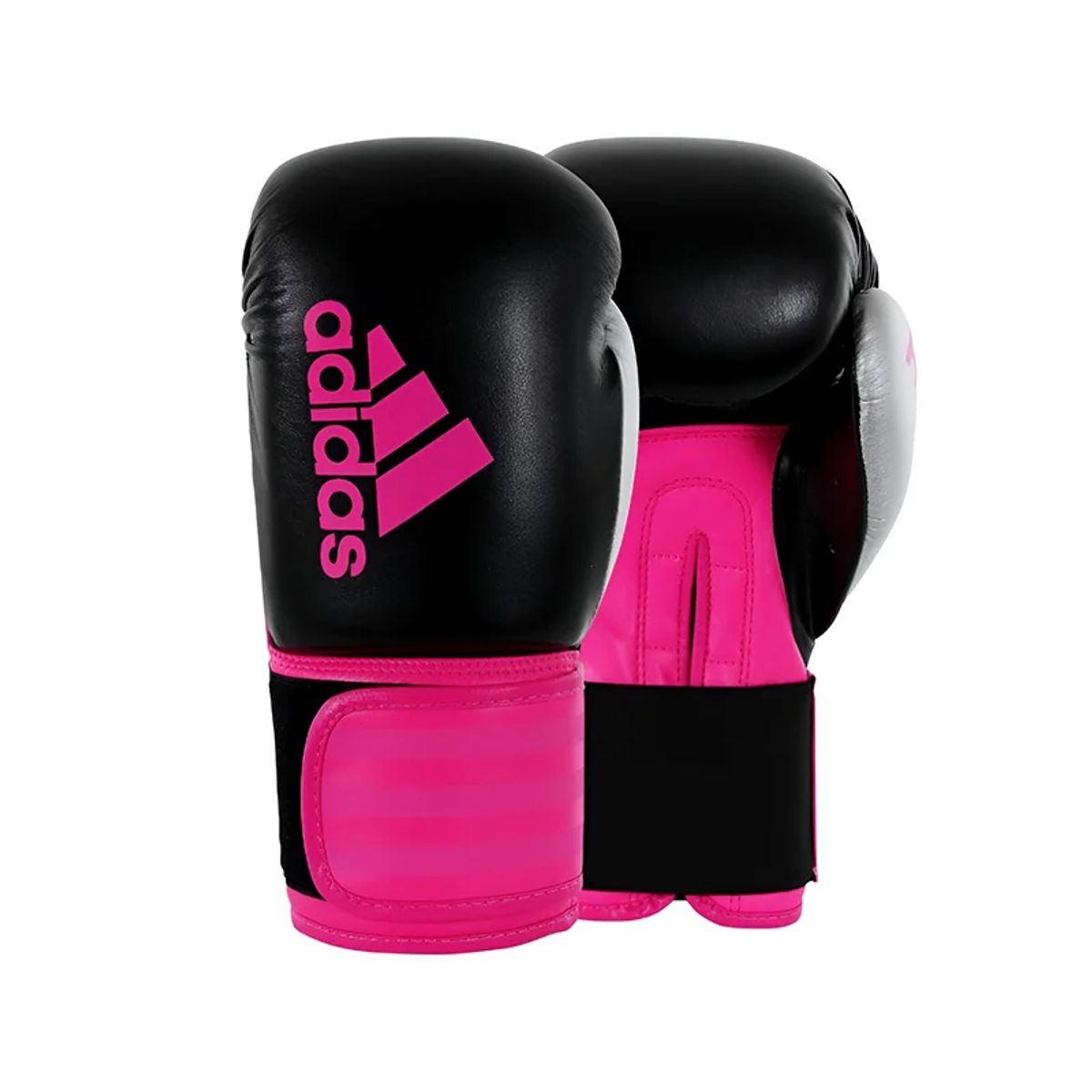 ADIDAS - GUANTES BOXEO HYBRID 100 DYNAMIC FIT BLACK/PINK 10OZ