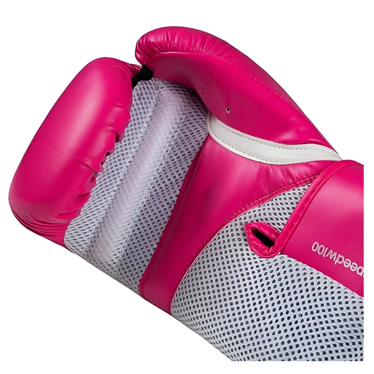 ADIDAS - GUANTES BOXEO SPEED 100 MUJER PINK/WHITE/SILVER 14OZ